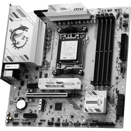 MSI B850M GAMING PLUS WIFI6E mATX Motherboard for AMD AM5 CPUs